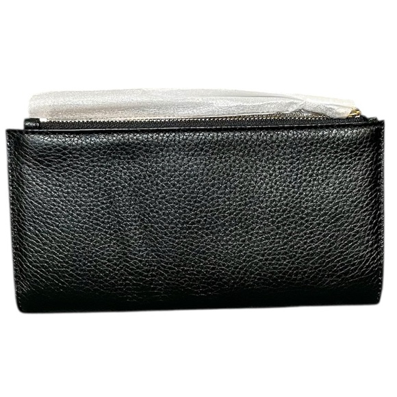 Kate Spade Young Lane Black Pebbled Leather Eliza Wristlet Clutch - Picture 2 of 7
